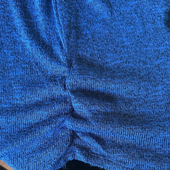 Jessica Simpson Navy Cold Shoulder Blouse - Picture 6 of 7